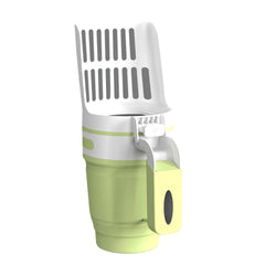 Cat Litter Trash Can with Scoop and Built-in Garbage BagInnovative cat litter scoop with built-in bin makes cleaning the litter box a breeze. The Scooper for Litter Boxes comes with a comfortable handle that is easy to usUpgrade Widen Cat Litter Shovel Scoop WipetjoyzpetjoyzCat Litter Trash