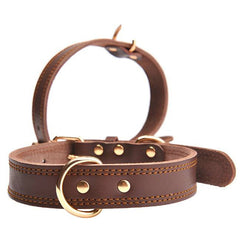 Premium Material Soft Padded Leather Dog CollarPremium Material   The soft dog collar made of vintage leather outside, smooth and glossy, while inside is padded with breathable neoprene material, comfortable and Soft Padded Leather Dog CollarpetjoyzpetjoyzPremium Material Soft Padded Leather Dog Collar