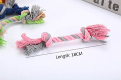 teeth cleaning durable braided bone puppy