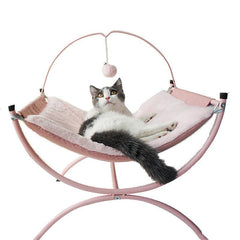 Universal Cat  Recliner Cat BedCreate a cozy retreat for your pet with this premium product. Made from high-quality metal and cloth materials, it provides a comfortable and secure space for your fFour Seasons Universal Catpetjoyzpetjoyzuniversal cat recliner cat bed