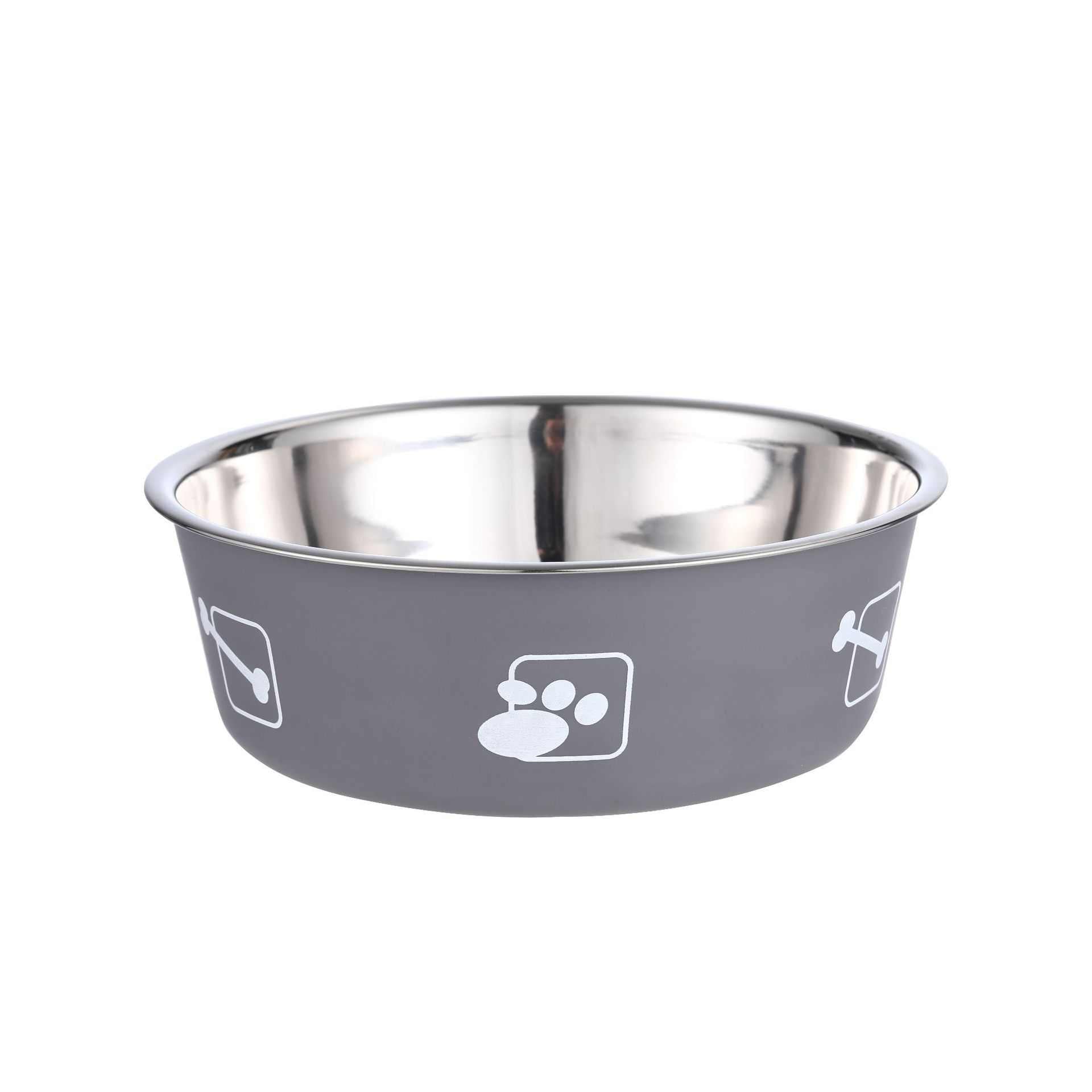 Anti Skid Printed Bowl for petDescriptionIntroducing SKATRS Anti-Skid Printed Bowl, a durable and stylish solution for your companion's dining needs. Crafted from high-quality, food-grade stainleAnti Skid Printed Bowl for petpetjoyzpetjoyzPet Supplies Pet Stainless Steel Food Bowl