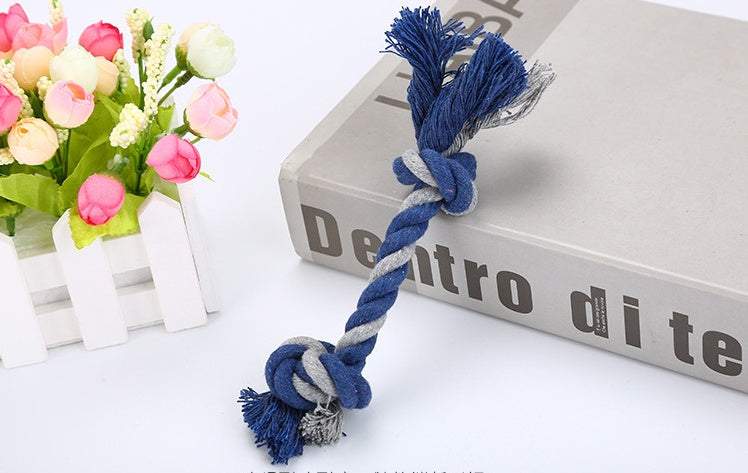 teeth cleaning durable braided bone puppy