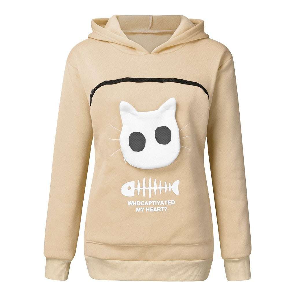 Cat Pet Pocket Design Long Sleeve Sweater Cat OutfitOverview: Unique design, stylish and beautiful. Good material, comfortable to wear. A variety of colors, more choice.

Product information:
Material: Cotton
 

AsianWomen Hoodie Sweatshirt With Cat PetpetjoyzpetjoyzCat Pet Pocket Design Long Sleeve Sweater Cat Outfit