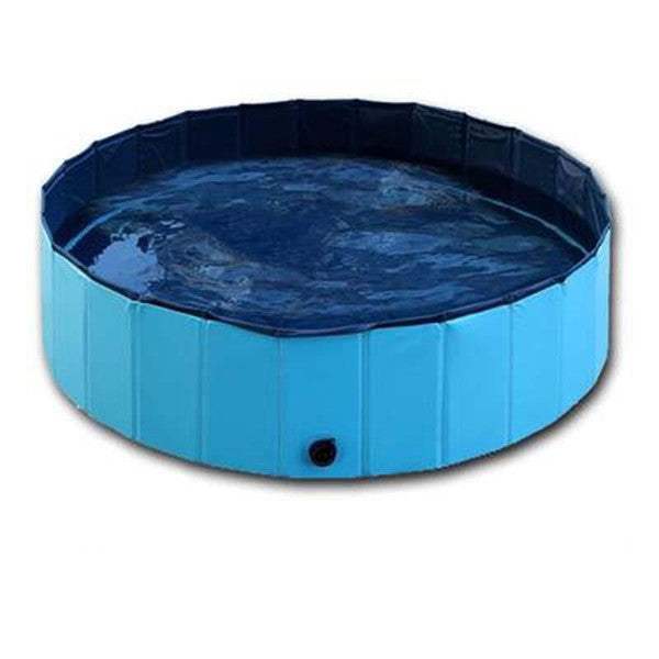 Portable Dog Swimming PoolIntroducing the Folding Portable Dog Swimming Pool, designed to offer your furry friends a refreshing retreat during hot summer days. Crafted from extra-tough 0.5mm Portable Dog Swimming PoolPetjoyzpetjoyzPortable Dog Swimming Pool