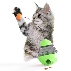 MingBin Cat Toy, Tumbler Ball, Interactive ToyCreativity Cat Toys: This is a multifunctional cat toy that combines many advantages of other cat toys. This toy with tumbler design that wiggles back and forth whenPet food leaking ballpetjoyzpetjoyzMingBin Cat Toy, Tumbler Ball, Interactive Toy