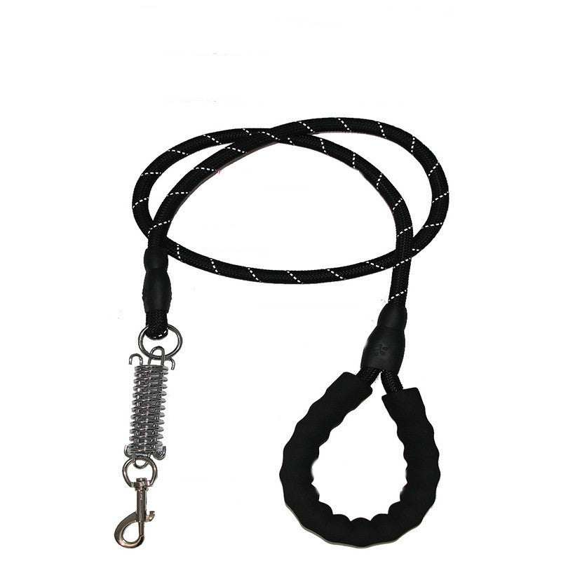 dog leash braided thick lead rope medium large breed strong hold pet 