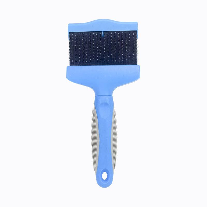 pet double-sided deshedding hair brush cleaning 