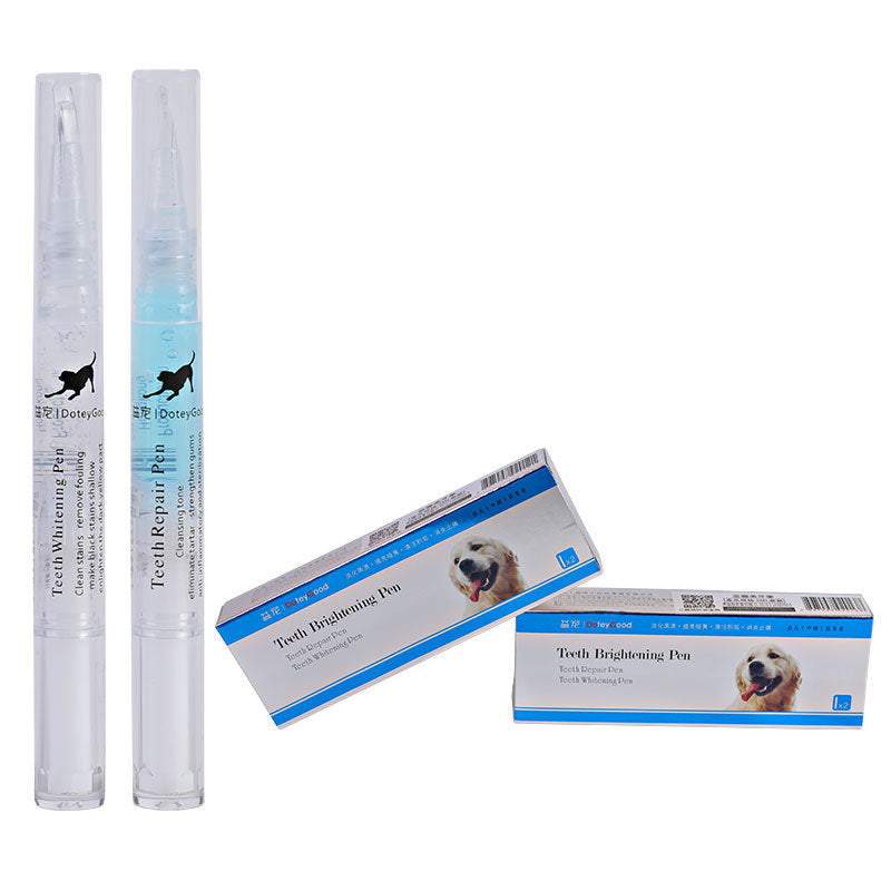 Pet Teeth Repairing Kit For Dog Cat Teeth Cleaning Pen KitEnsure your pet's dental health with our Pet Tooth Cleaning Pen Kit, a convenient and effective solution for maintaining your pet's oral hygiene. This kit includes tPet Teeth Repairing Kit For Dog Cat Teeth Cleaning Pen KitpetjoyzpetjoyzDog Cat Teeth Cleaning Pen Kit