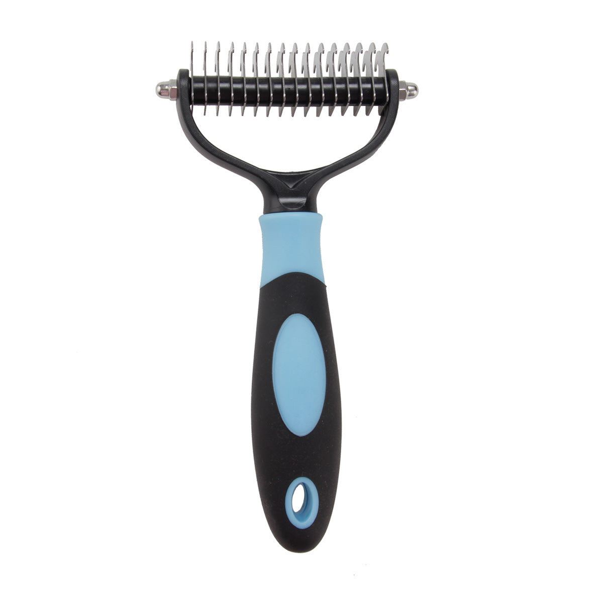 2 in 1 Pet Shedding CombEnsure your pet's coat is always in top condition with our Professional Stainless Steel Pet Comb Brush. Designed for efficiency and ease of use, this versatile groom2 in 1 Pet Shedding CombpetjoyzpetjoyzPets Dematting Comb Pet Dog Cleaning Hair Removal Comb