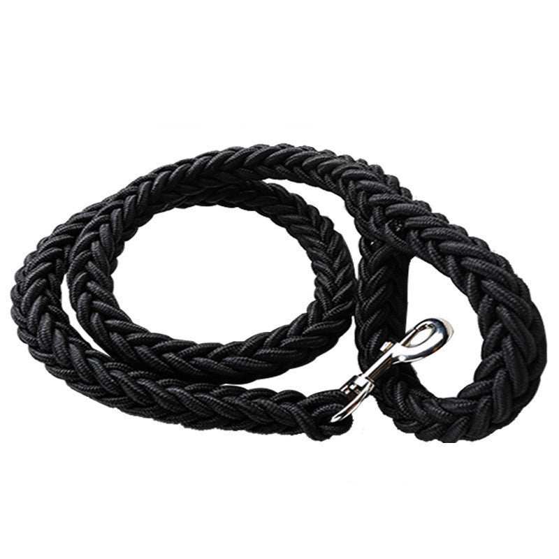 dog leash braided thick lead rope medium large breed strong hold pet 