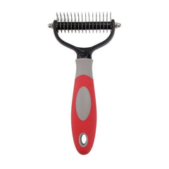 2 in 1 Pet Shedding CombEnsure your pet's coat is always in top condition with our Professional Stainless Steel Pet Comb Brush. Designed for efficiency and ease of use, this versatile groom2 in 1 Pet Shedding CombpetjoyzpetjoyzPets Dematting Comb Pet Dog Cleaning Hair Removal Comb