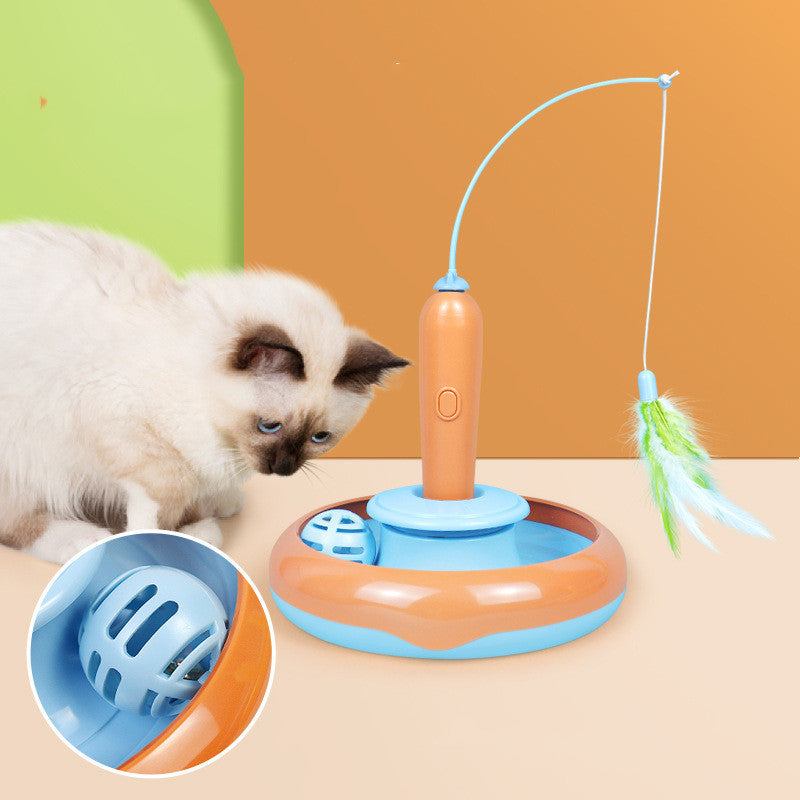 Automatic Interactive Cat ToysCreate endless Fun: Uniquely designed disc kitten toys, 360-degree rotating teaser stick and bell track ball bring kittens a full range of entertainment experience.
Automatic Interactive Cat ToyspetjoyzpetjoyzAutomatic Interactive Cat Toys