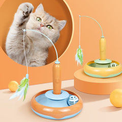 Automatic Interactive Cat ToysCreate endless Fun: Uniquely designed disc kitten toys, 360-degree rotating teaser stick and bell track ball bring kittens a full range of entertainment experience.
Automatic Interactive Cat ToyspetjoyzpetjoyzAutomatic Interactive Cat Toys